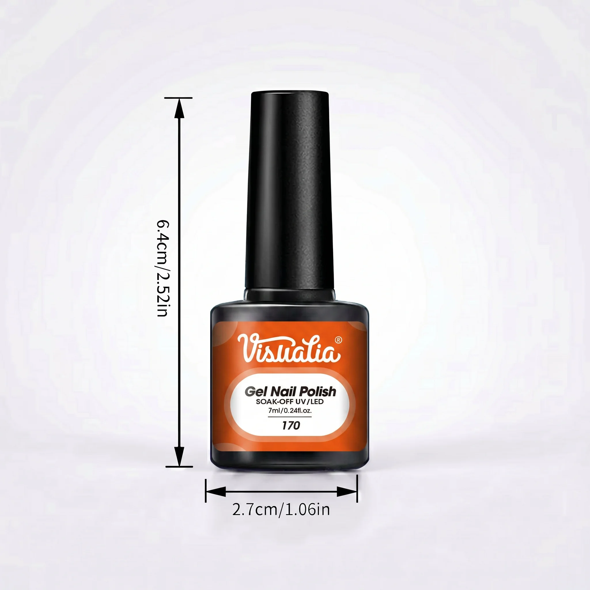Vibrant Orange Gel Nail Polish – Long-Lasting & Easy Application