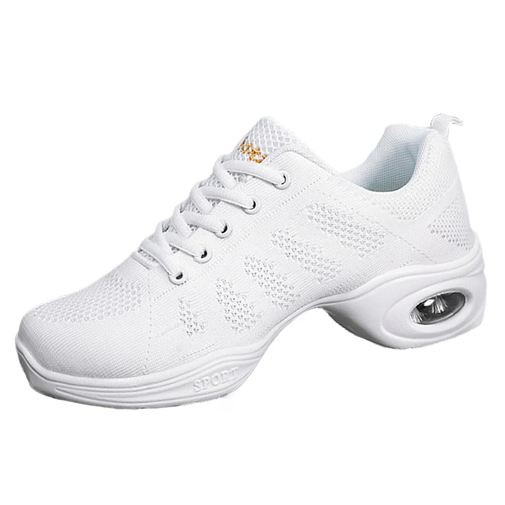 Dance Shoes Air Cushion Walking Shoes Split Sole Athletic Walking Dance Shoes Platform for Women 5