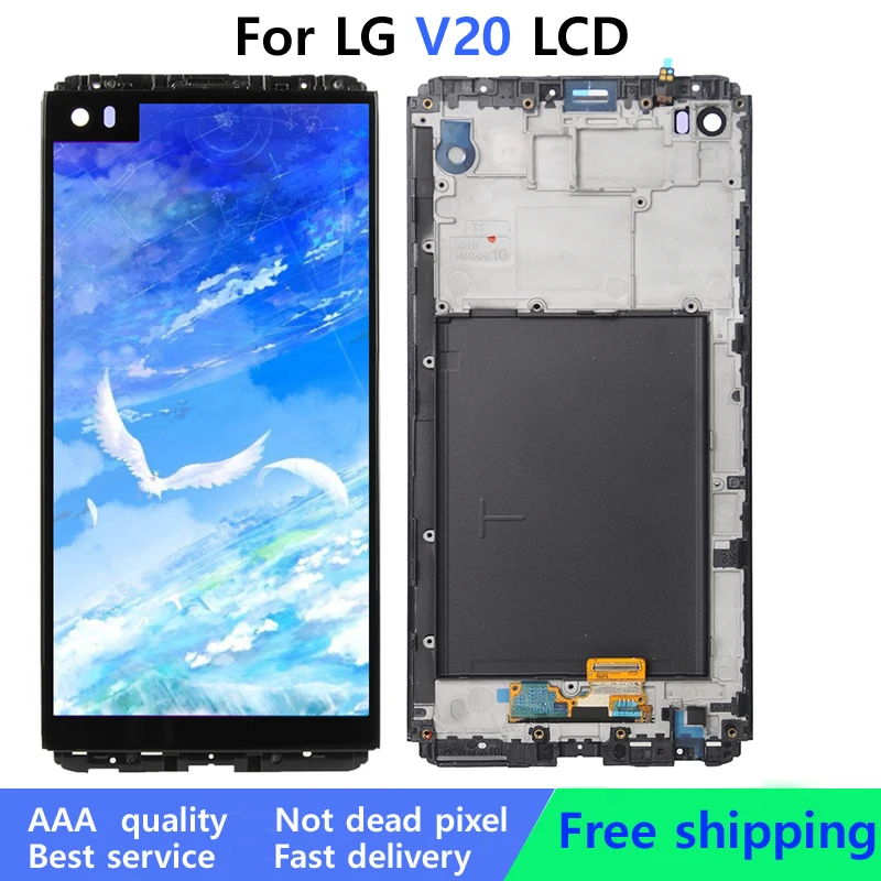 

5,5-дюймовый оригинальный экран LS997 для LG V20, ЖК-дисплей, экран с дигитайзером в сборе, H910, H918, US996, VS995, Замена ЖК-дисплея