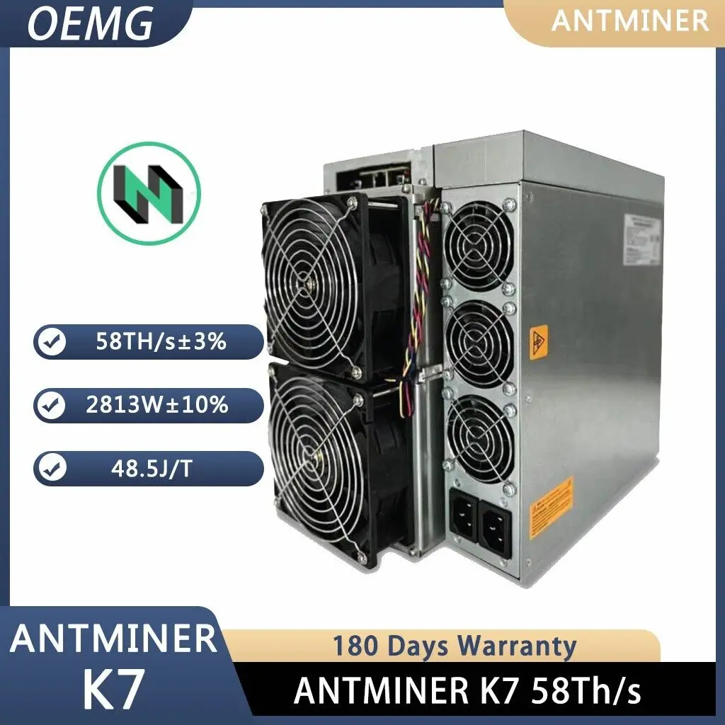 

Bitmain Antminer K7 58Th/s CKB Miner Nervos Network 2813W Power
