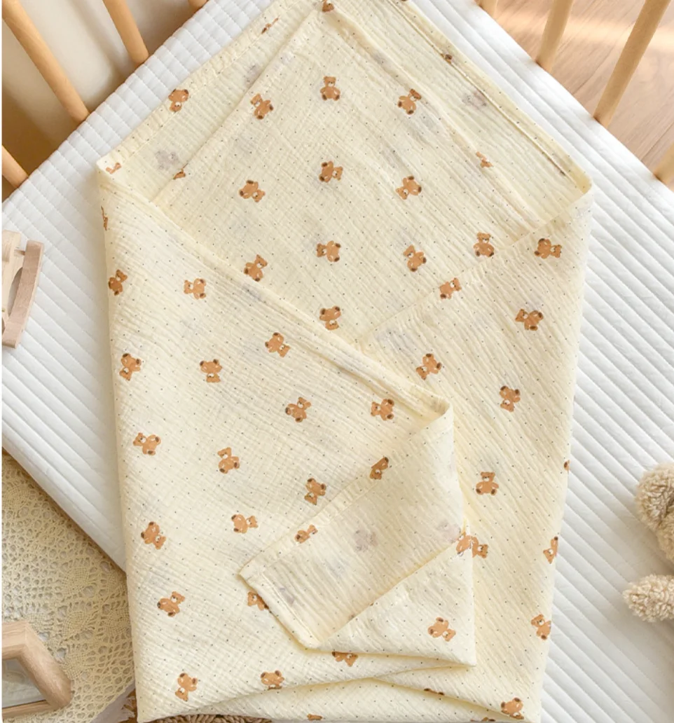 Baby Muslin Swaddle Blanket Newborn Baby Blanket For Boys Girls - Main Image