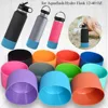 For Aquaflash HydroFlask And More 12-40 oz Anti-Slip Bottle Bottom Sleeve Cover Hexagon Texture Water Bottle Pad Protective Case 3