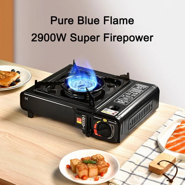 Camping Cassette Stove Adjustable Cooking Gas Cassette Stove Dual-purpose  Picnic Cassette Stove Outdoor BBQ Cooking Stove No Gas - AliExpress