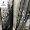 Modern Fashion Black High Precision Luxury Curtains for Living Room Bedroom Dining Blackout Jacquard Decor Window Grey Tulle 3