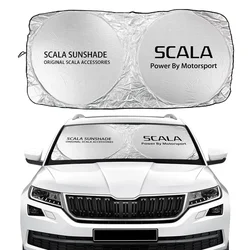 Premium Car Windshield Sunshade Cover and Accessories (For Scala)