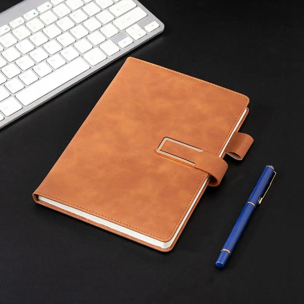 Flexible Page Turning Notebook Versatile A5 Notebook Durable Sewn Binding Smooth Writing Journal for Office School Business Ink