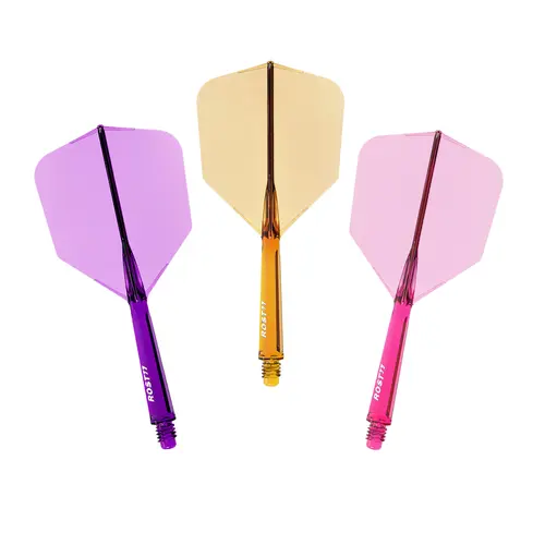 CUESOUL ROST 77 Integrated Dart Shaft and Flight,Big Wing Shape Set of 3 Pcs-Transparent Color - Image 9