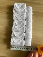 Hot sell wholesale Kindergarten pure cotton children's square towel white small towel 20*20cm household wipes 10pcs 4