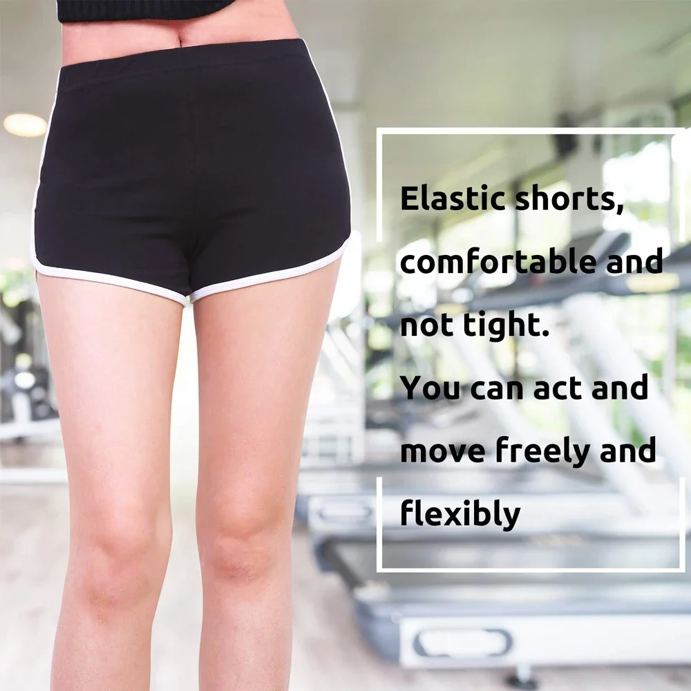 Women sports shorts 1Pcs Cotton Summer Sports Shorts for Yoga Dancing Workout Cycling Running Breathable Dolphin Sports Shorts Pants for Women