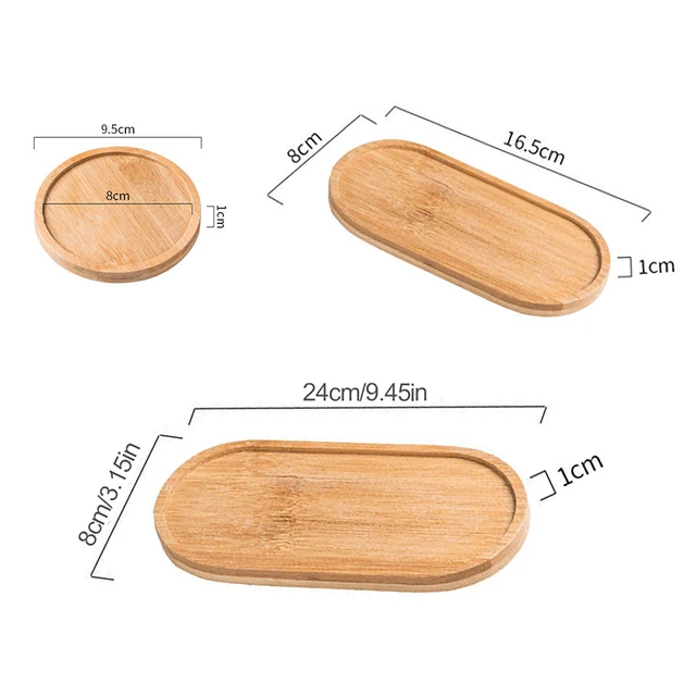 3Pcs-Wood Trays