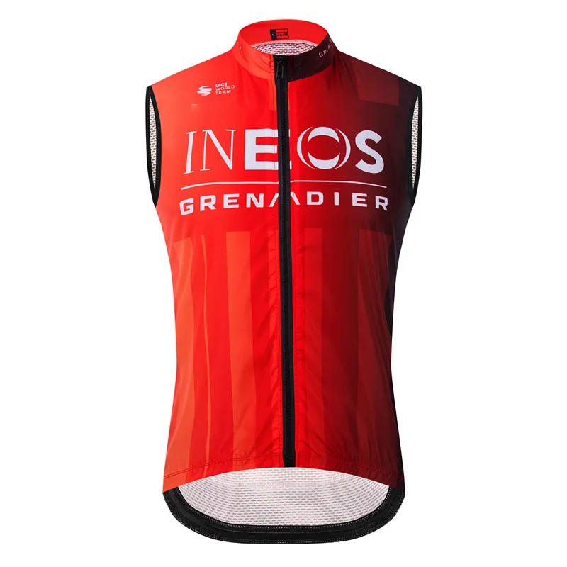 Ineos Team Summer Night Riding Jersey Specific Windproof and Waterproof Charging Vest Highway Mountain Specific Unisex
