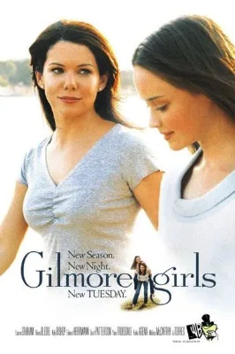 Gilmore Girls New Season Poster – WB Promo Featuring Lorelai & Rory | “New Tuesday” TV Ad Art Print 7