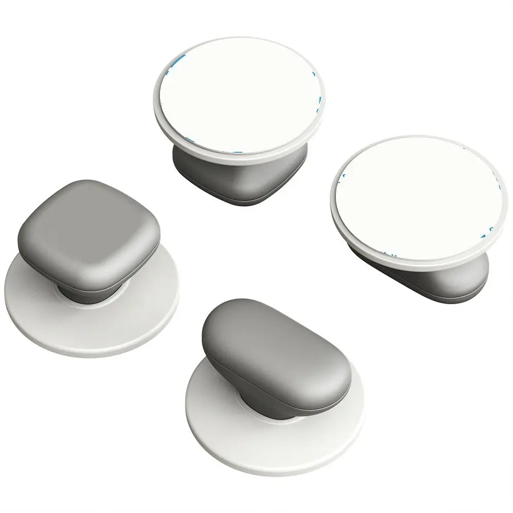 New Design ABS Drawer Knobs Square Shape Furniture Hardware Cabinet Drawer Knob Self-adhesive Cabinet Drawer Handle Cabinet