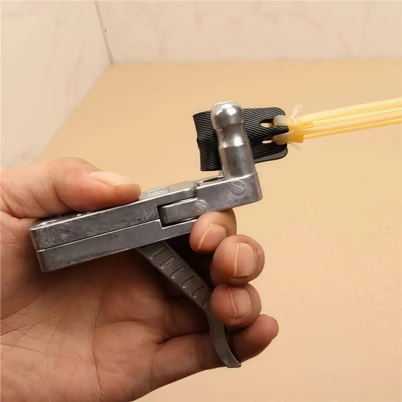Slingshot Accessories Aluminum Alloy Slingshot Trigger Device DIY Slingshot Parts Trigger Disperser Rubber Band Device slingshot accessories