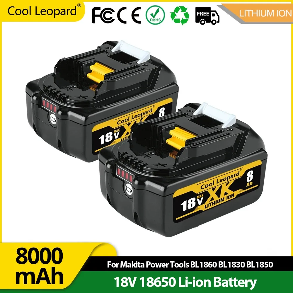

BL1850 For Makita 18V Battery Rechargeable Battery 18650 Lithium-ion Cell Suitable For Makita Power Tool BL1860 BL1830 LXT400