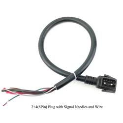 High-Power Electric Vehicle Charging Plug with Elbow Wire Connector (B)