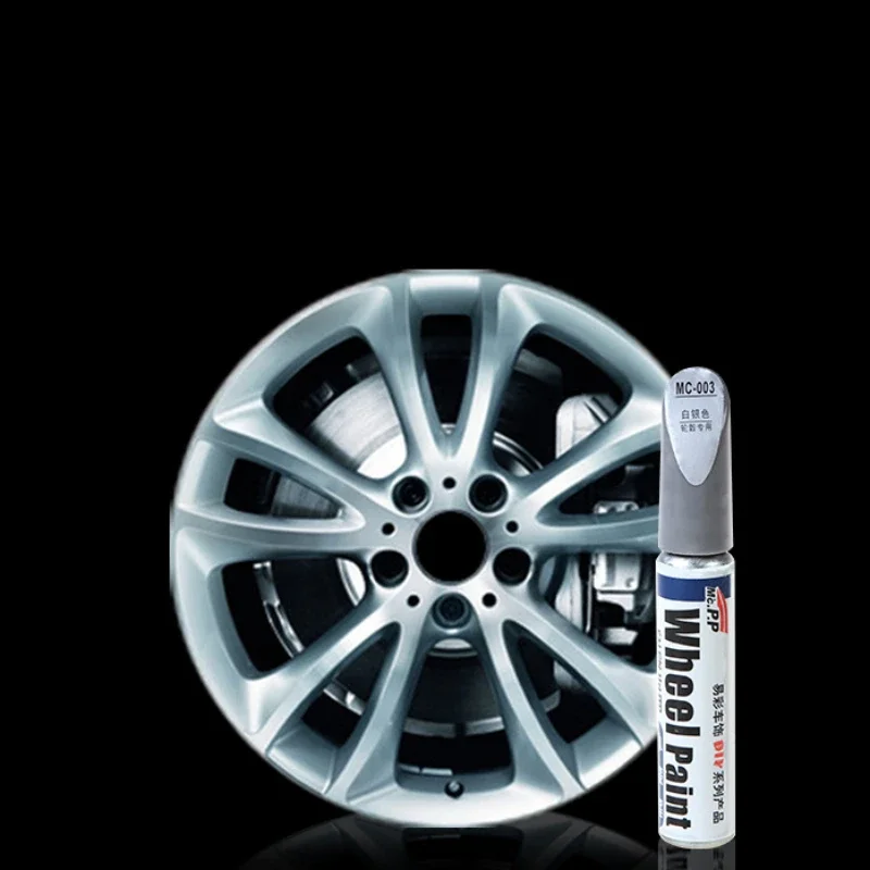 Aluminum Alloy Wheel Repair Kit Silver Touch Up Paint Pen Scratch Remover for Car Rims