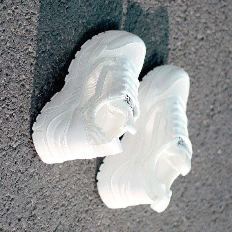 Women Casual Shoes Comfortable Breathable Mesh Sneakers Womens's Flat White Sneakers Vulcanized Shoe Zapatos Mujer 4