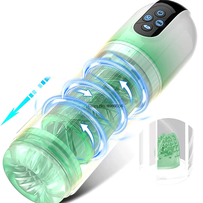 Automatic Male Masturbator Rotating Sucking Water Spa Device_voghion.com