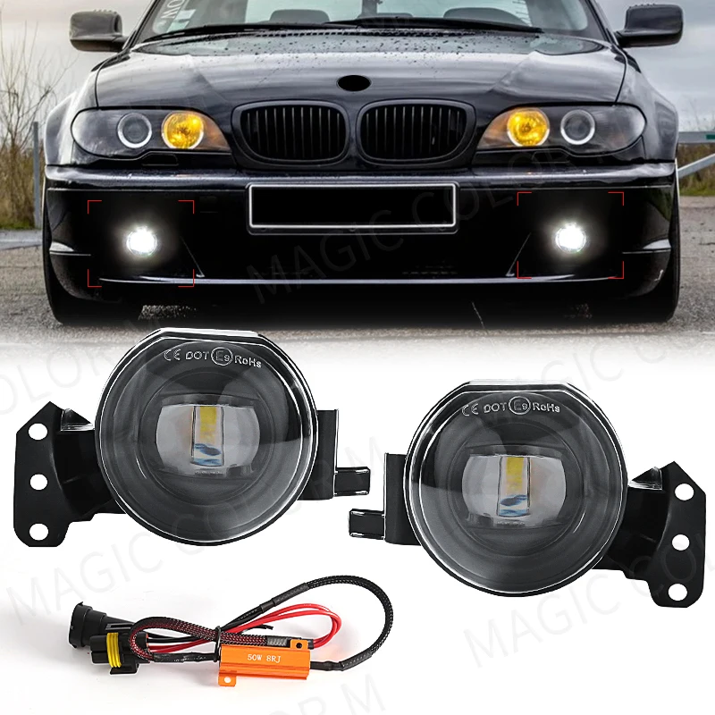 Magic colorM Fog Light LED Headlight for BMW E60 E90 E63 E46 323i 325i