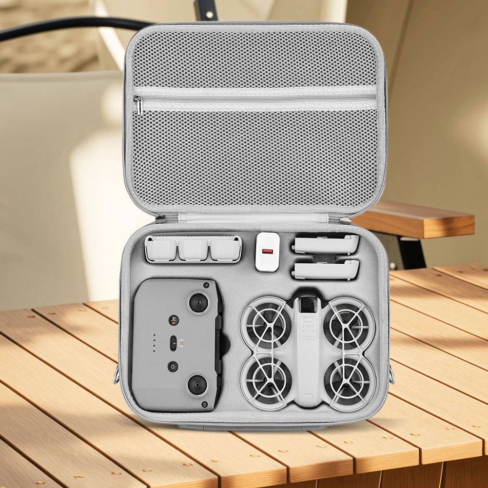 Carrying Case PU Leather Portable Handbag Wear-Resistant Portable Shoulder Bag for DJI Neo Drone Accessories