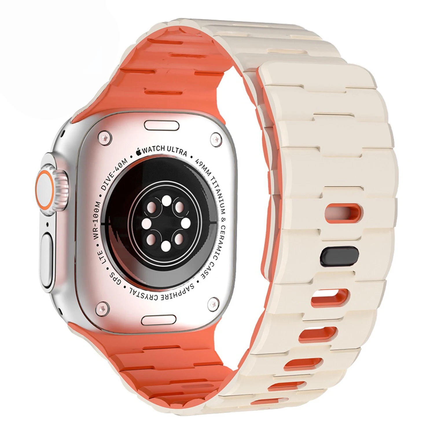 Magnetic Sport Silicone Bracelet iWatch Strap