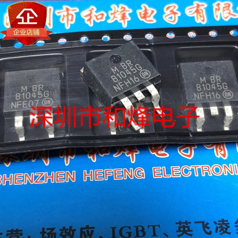 

MBRB1045CTG MBRB1045G Новый и оригинальный TO-263 патч 45V 10A MOS трубка с полевым эффектом to263