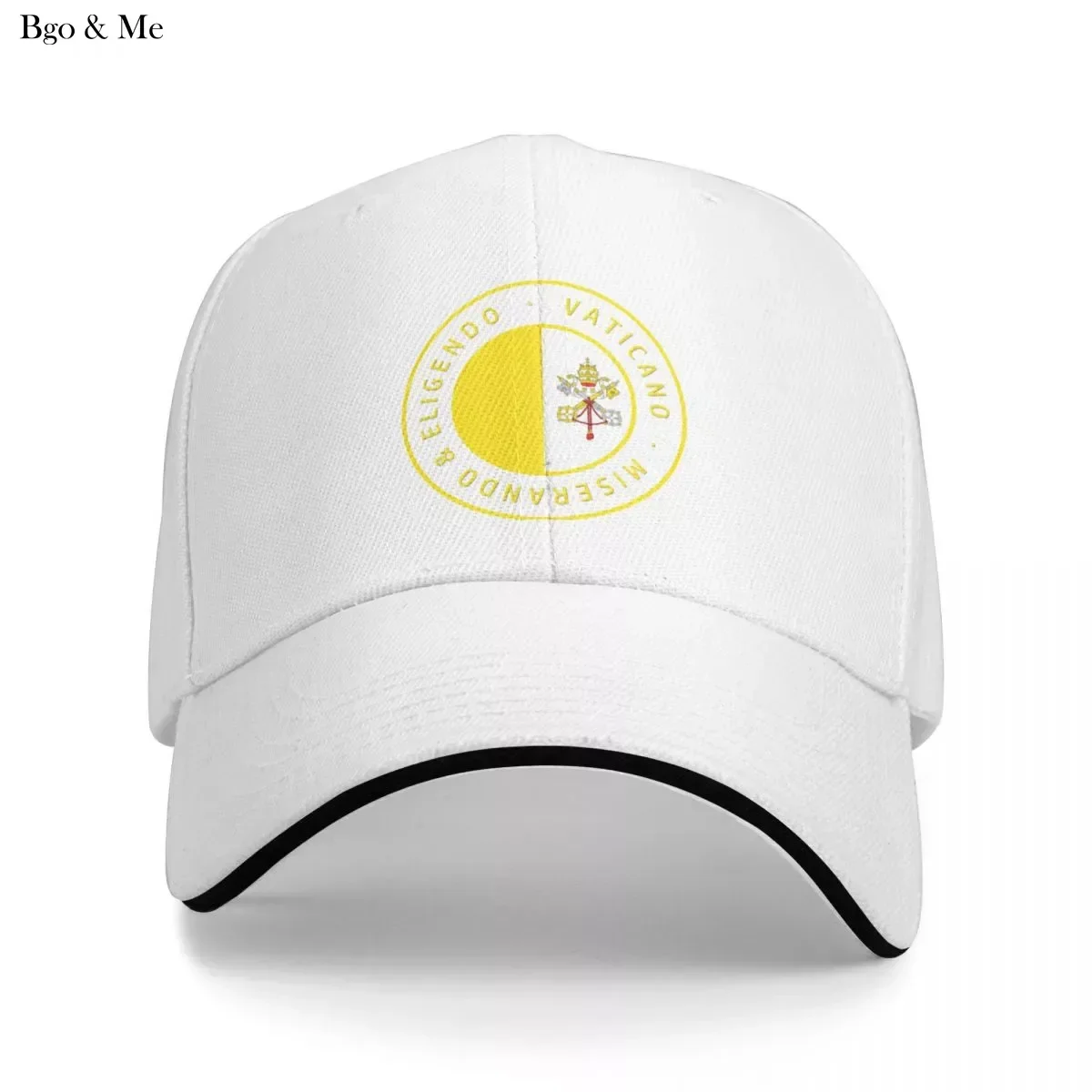 

2023 New Official Flag Of The State Of Vatican City | Miserando Et Eligendo Vaticano Cap Baseball Cap Golf Man Hat Women's