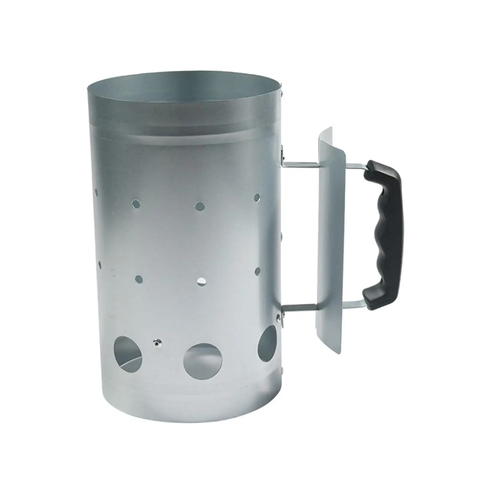 BBQ Chimney Starter Multipurpose Sturdy Thickened Charcoal Bucket Burner Bucket for Garden Outside Picnic Camping Cooking 4