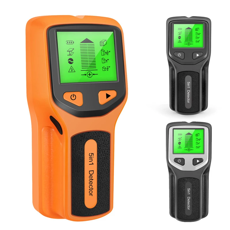 5 In 1 Studs Metal Detector Wall Scanner AC Wood Finder Cable Wires