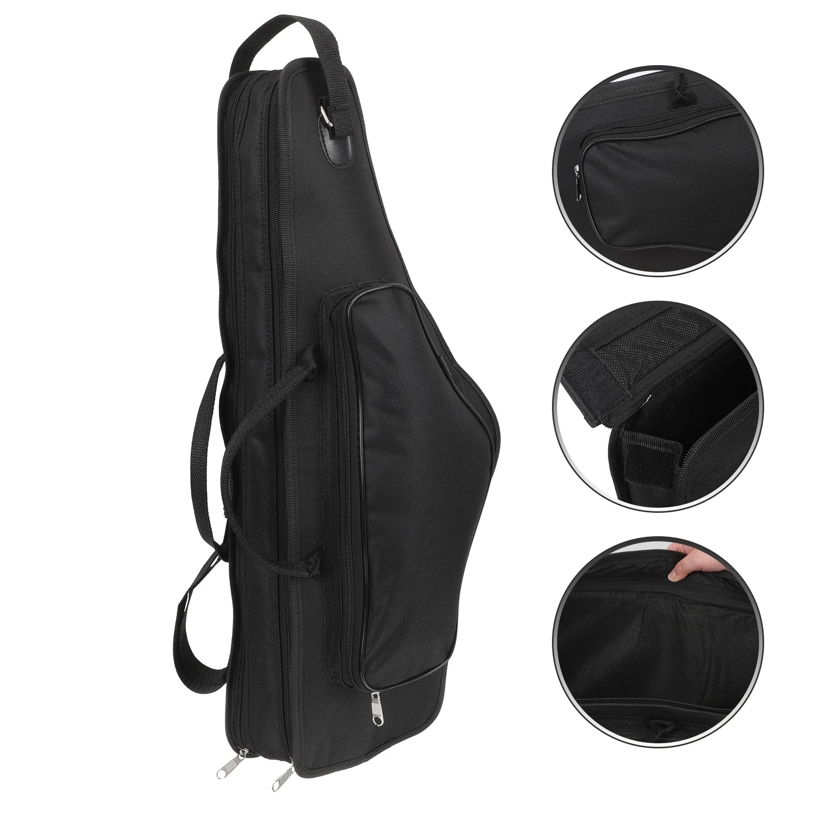

Saxophone Holder Bag Storage Alto Case Instrument Musical Shoulder Strap Travel Accessories