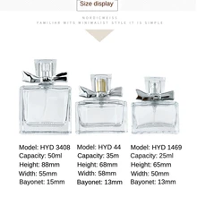  Perfume bottle  designer mask  glass vintage perfume bottle crystal  spray bottle 50ml35ml25ml portable sample bottle 