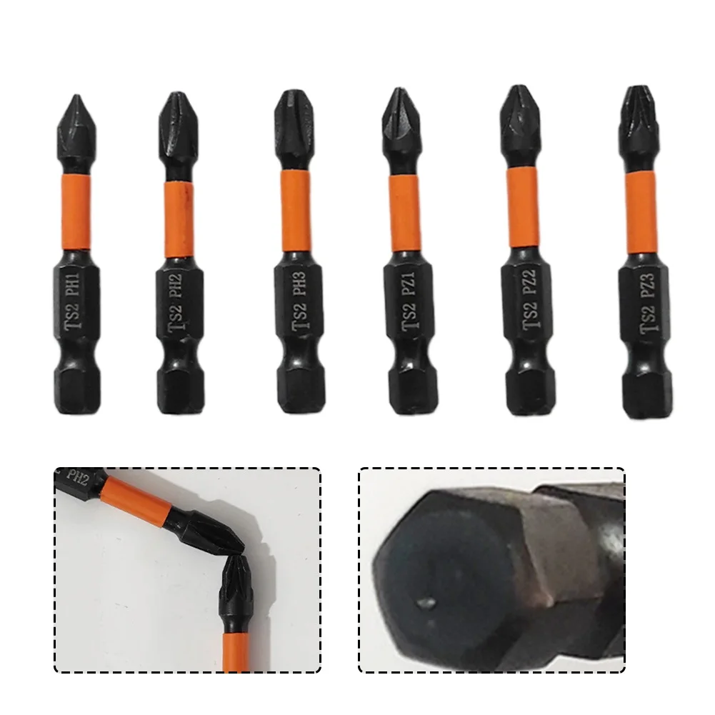 

1PC 50mm Screwdriver Bit Magnetic Batch Head Electric Screwdriver Hex Shank Home DIY Power Tool Replacement Accessories