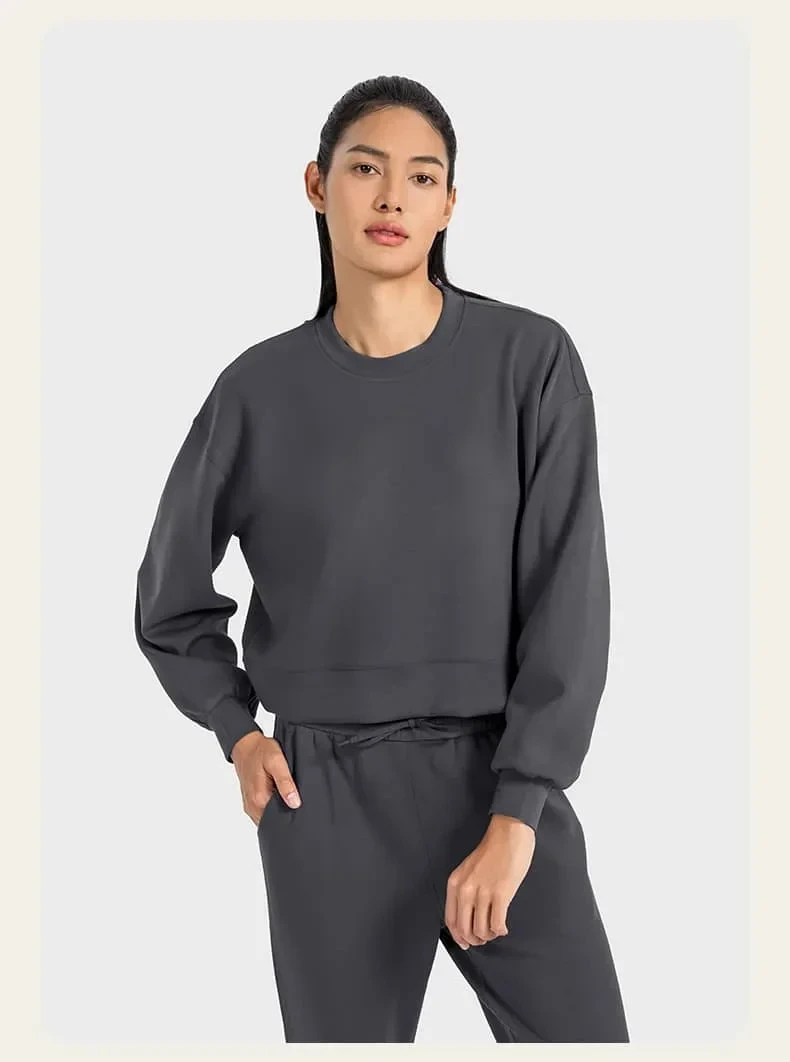

Lulu Brand Alternatives Softstreme Perfectly Oversized Cropped Crew Rash Guard Back Support Running T Shirt Yoga Shirt