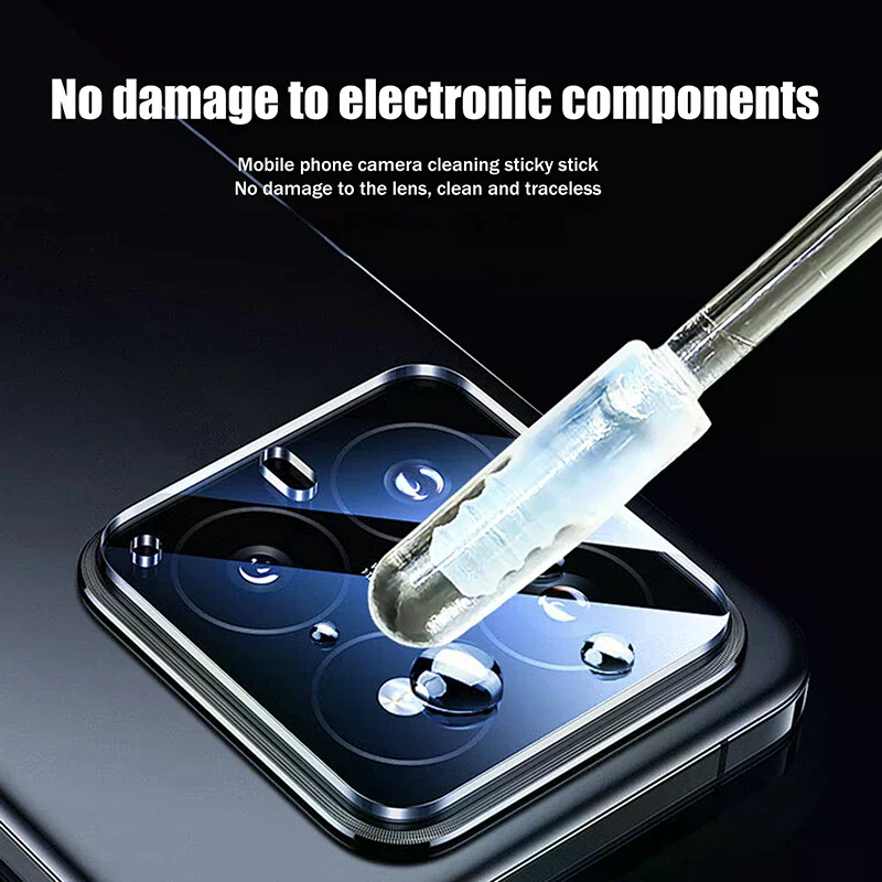 24Pcs Resin Synthetic Stick Camera Portable Lens Cleaner Dust Fingerprint Removal For Phone Camera Lens Cleaning Tool