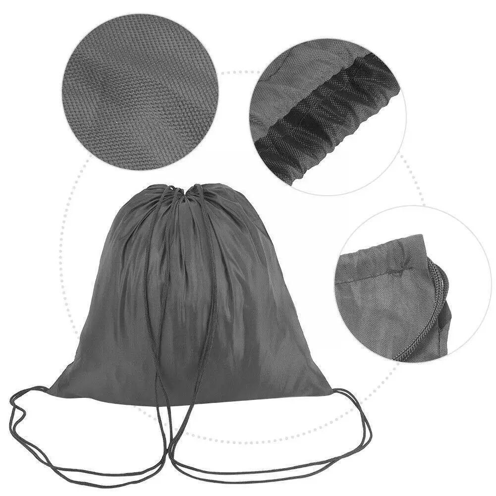 Oxford Cloth Drawstring Football Volleyball Carrying Portable Sports Storage Bag 25*20CM Black Bags Soccer Basketball Outdoor