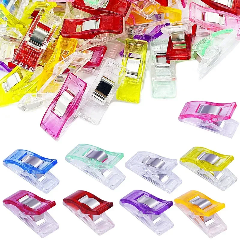Sewing Accessories 10/20Pcs Sewing Clips for Fabric Quilting Clips Wonder Fabric Plastic Quilting Crafting Clip for Sewing Crafting