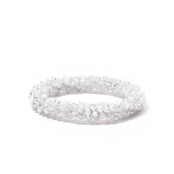 Bohemian Crystal Beaded Stretch Bracelet for Women - Vintage Boho Party Jewelry (Colorful 04)