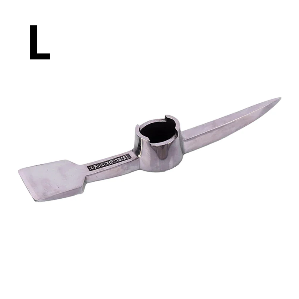 PICKAXE FOR PLANTING 0.5LB/0.8LB/1.5LB STAINLESS STEEL PICKS STAINLESS STEEL PICK AXE HEAD FIBERGLASS HANDLE PICK AXE GARDEN HAND TOOLS