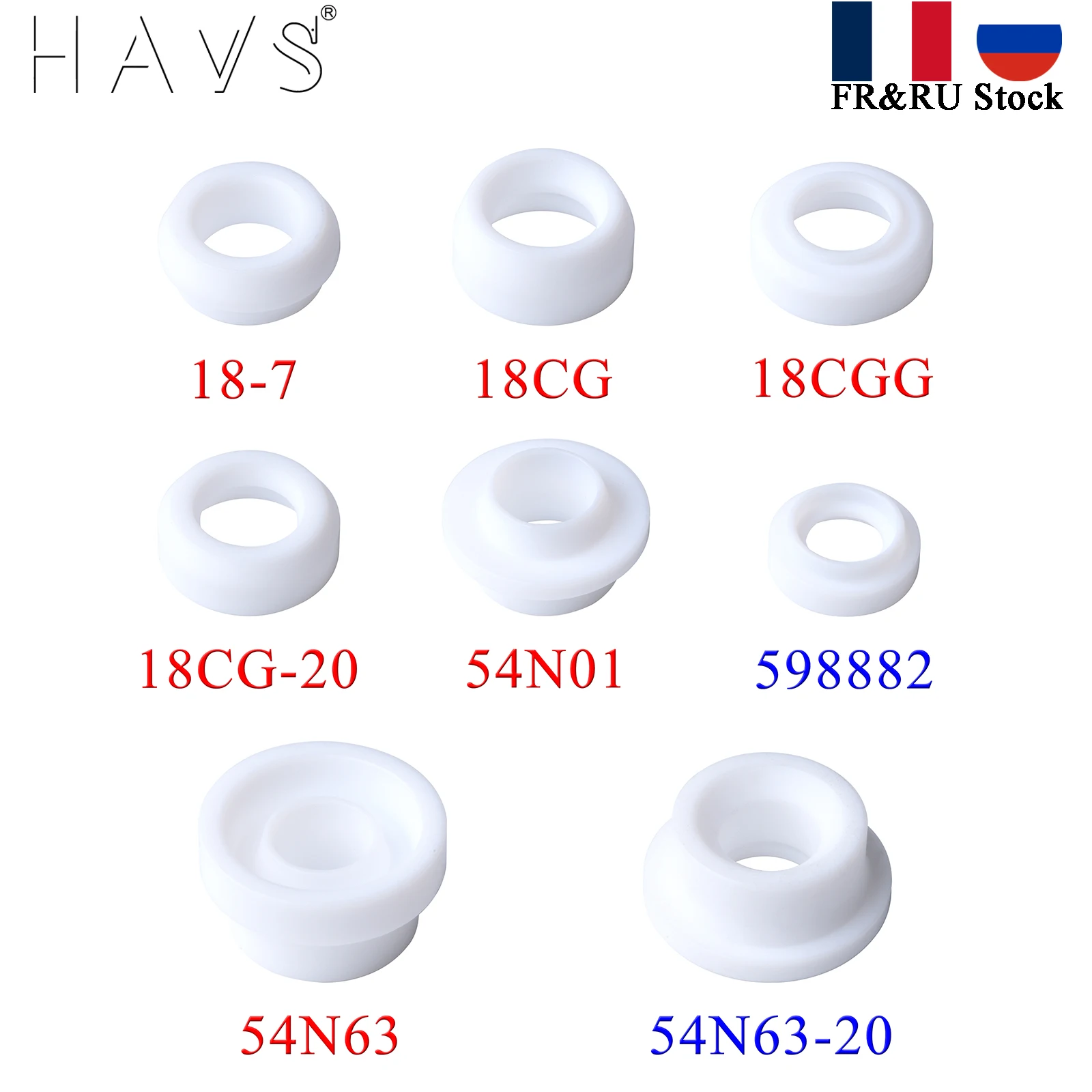 5/10pcs Insulator Cup Gasket 187 18cg 18cgg 18cg20 54n01 598882 54n63