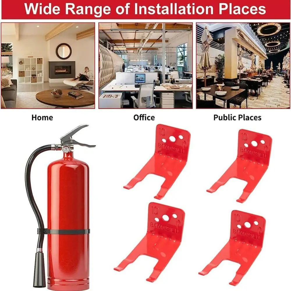 

20LB Fire Extinguisher Mount Accessories L Shape Universal Wall Hanger Convenient Indoor Extinguishers Bracket