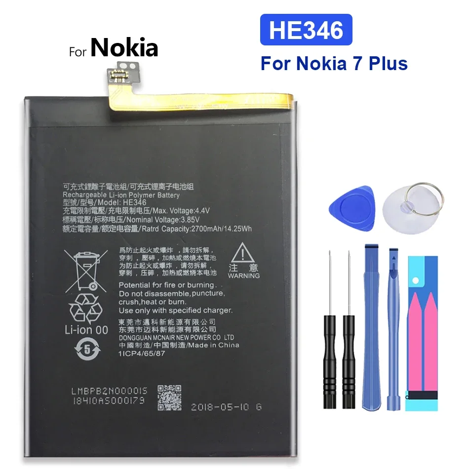 Batteria Del Telefono Cellulare Per Nokia 7 Plus 7 Plus E7 Plus E7Plus Ta-1062 Ta-1046 Ta-1055