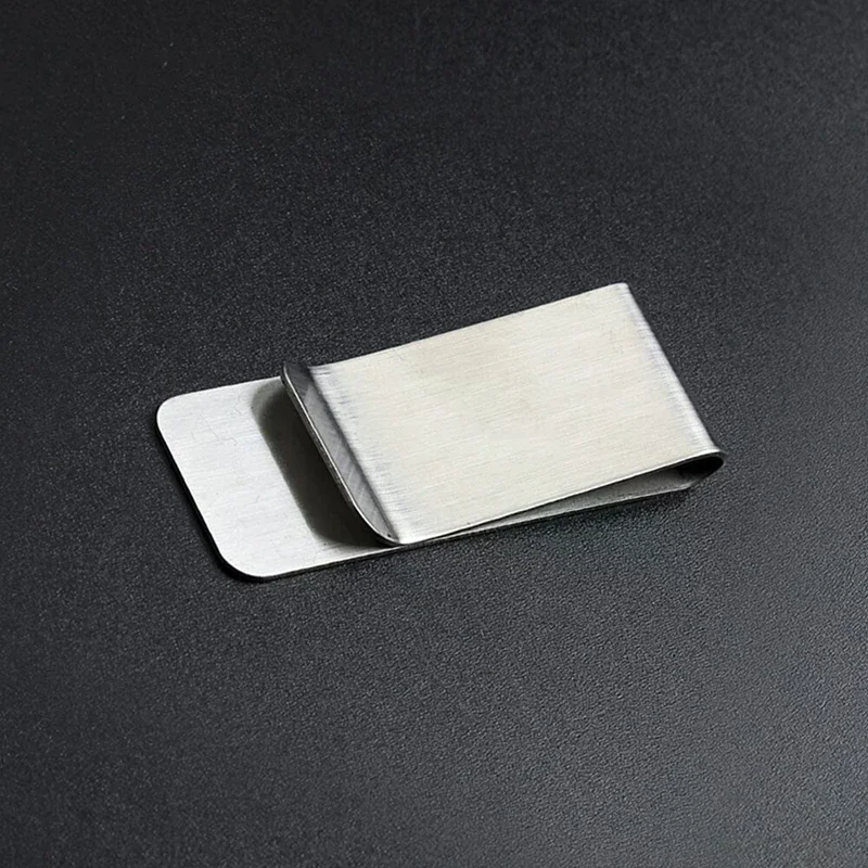 Portafoglio in acciaio inossidabile di alta qualità, elegante e semplice, porta contanti USD, portafoglio - immagine 4