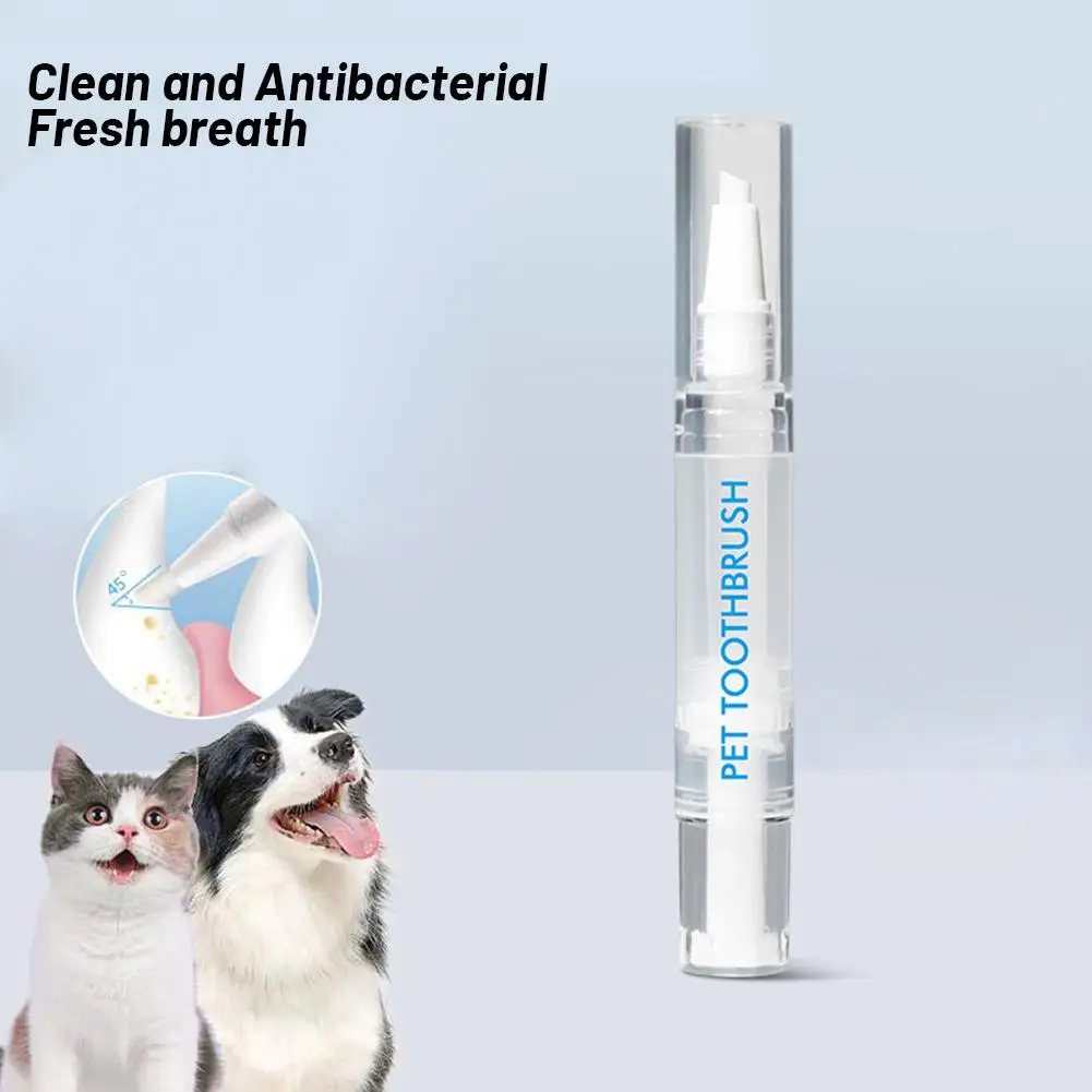 Pet Oral Repair Gel Pet Toothbrush Pen Teeth Cleaning Tool Oothbrush Toothpaste All-in-One Teeth Cleaning For Dogs And Cats