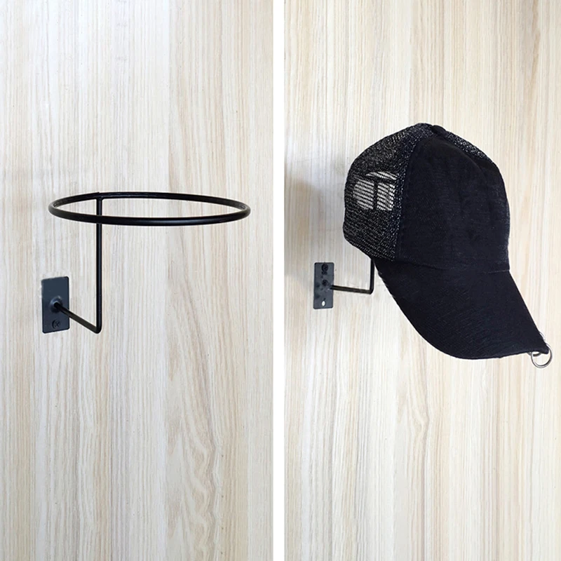

On The Wall Hat Rack Screw Display Rack Bicycle Motorcycle Helmet Display Rack Storage Holders Racks 1pc
