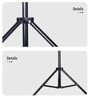 55cm/110cm/160cm Light Stand Heavy Duty With 1/4 Screw For Photo Studio Diffuser Tripods Ring Lamp Softbox Photography Tripod - Image 4