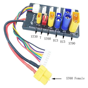 Scheda di ricarica parallela XT90 XT30 EC3 EC5 T XT60 6S scheda adattatore per bilanciamento della batteria