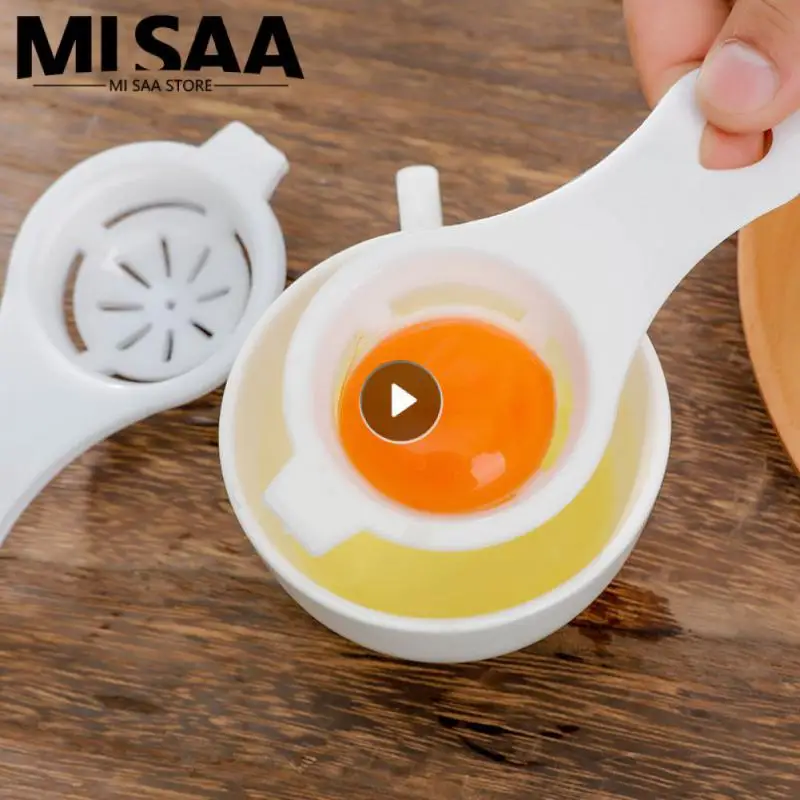 Egg White Yolk Separator Multifunctional Egg Liquid Filter Simple Convenient Egg White Dividers Baking Accessories Kitchen Tool