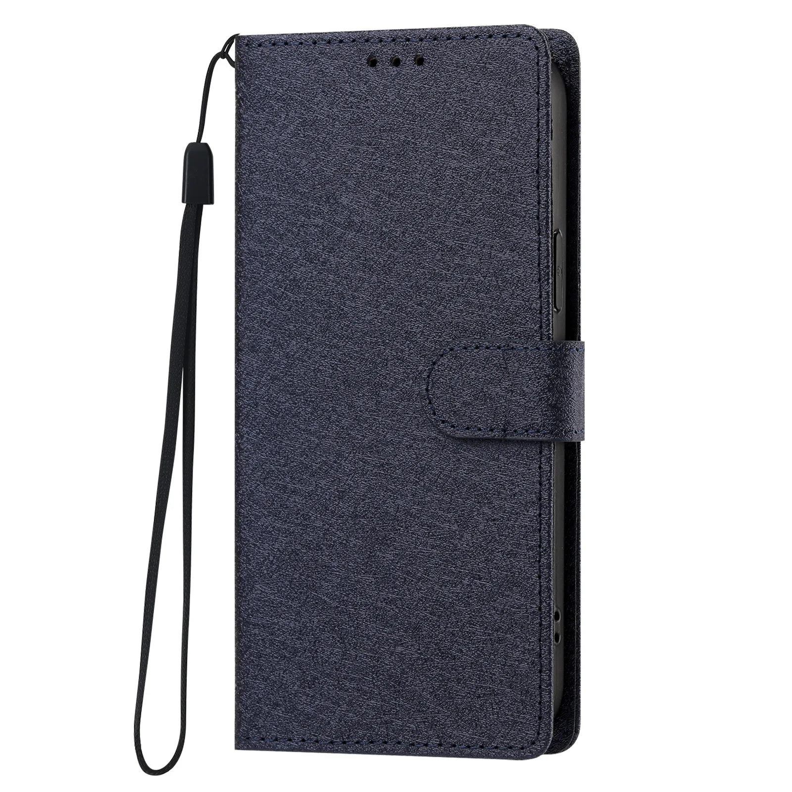 Magnetic Leather Wallet Case with Card Holder and Shockproof Flip Cover