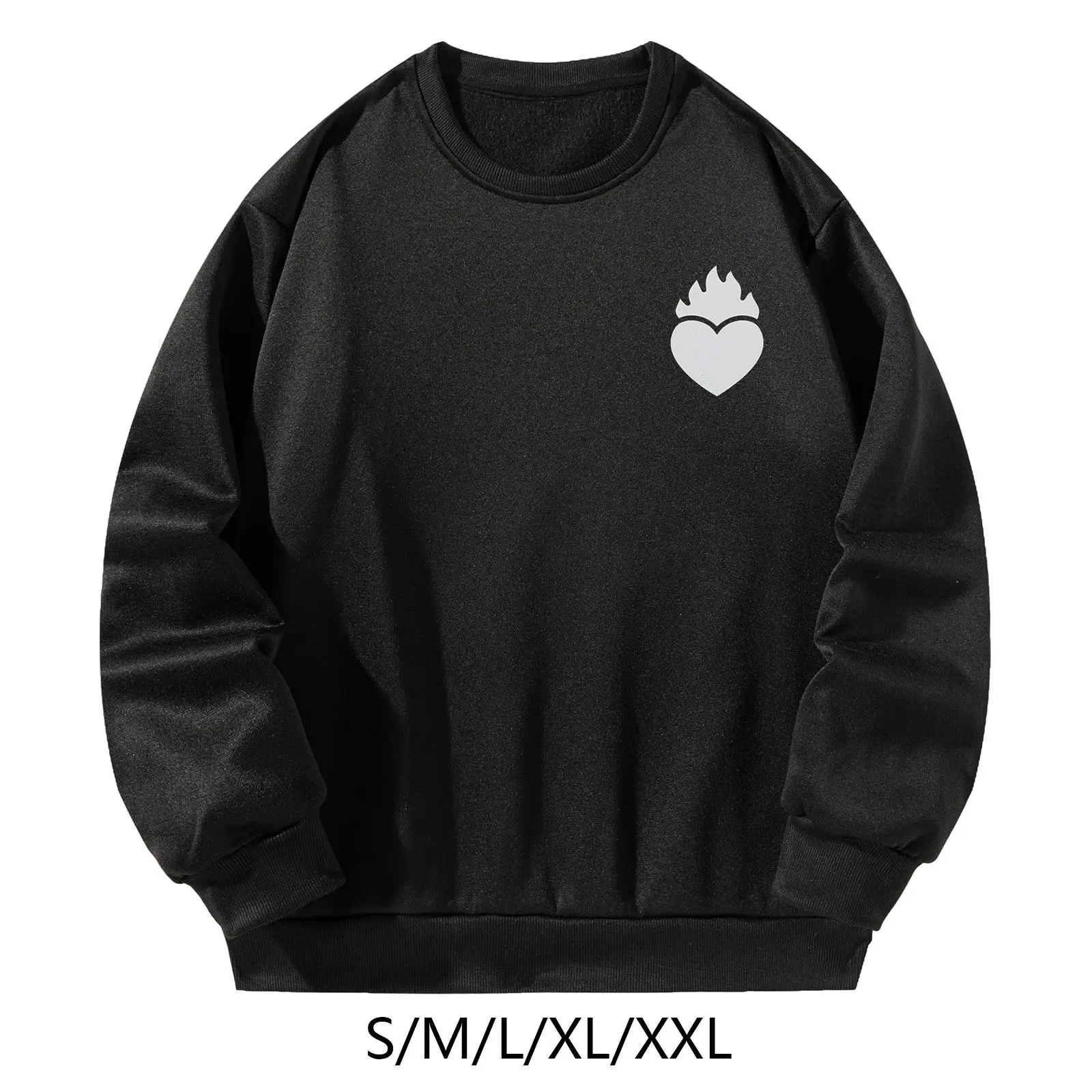 

Pullover Sweatshirt for Women Black Pullover Tops Classic Fashion Clothing Fall Clothes for Work Commuting Autumn Spring Walking